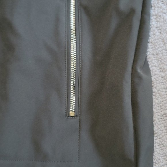 Women's Nine West Fleece-Lined Soft-Shell Winter CoatJacket ~ Olive, Large - Picture 4 of 7